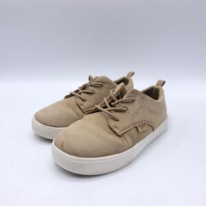 OshKosh Bgosh Putney Lace Up Sneaker Shoe Boys Size 9 OF22C11H Beige White